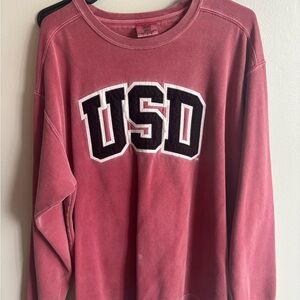Comfort Colors Maroon USD Sweatshirt